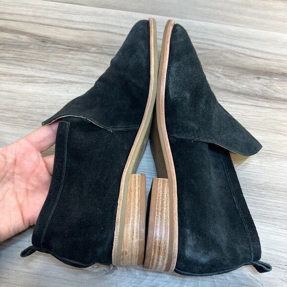 Bird of Flight Riley Ankle Shoes Women's Size 8 Suede Leather Slip On Bootie - Picture 3 of 14